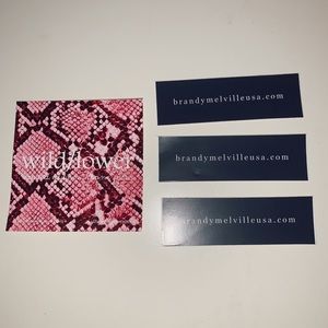 wildflower and brandy melville sticker bundle